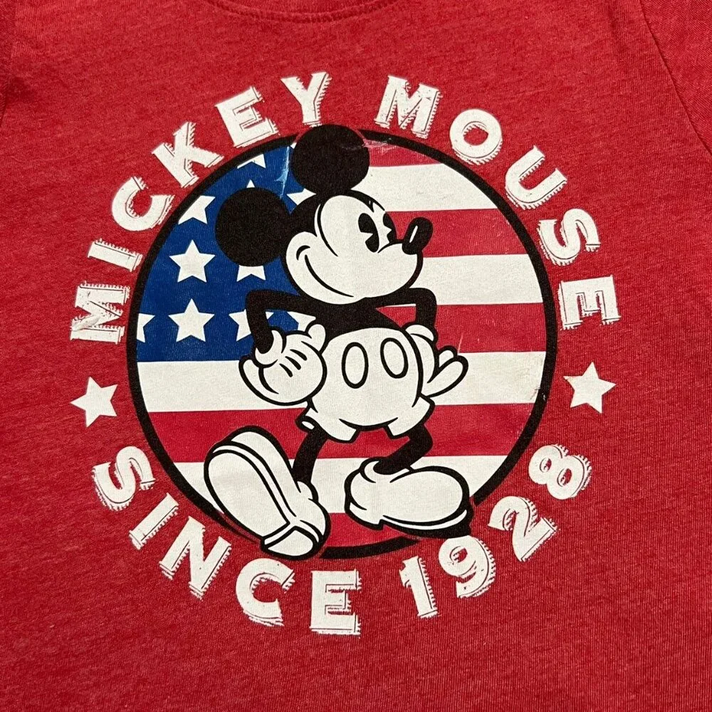 Old Navy + Disney 5T Patriotic Mickey Mouse Shirt